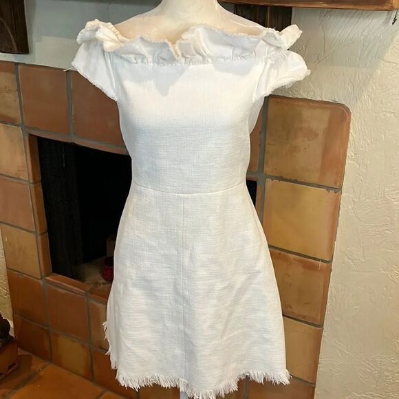 Rebecca Taylor womens Off Shoulder Dress, 8! - Picture 1 of 12